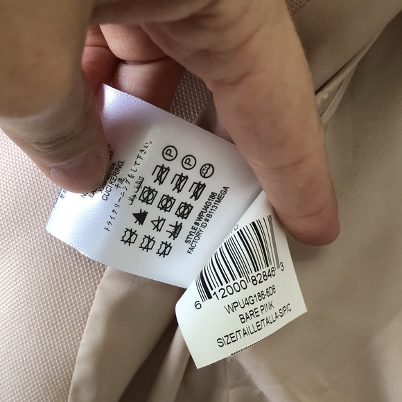 BCBG Lloyd Asymmetrical Open Front Blazer NWT Sz S - Picture 7 of 10